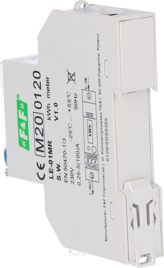 F&F Elektrische Messgeräte Digital Monophase Modbus LE-01MR