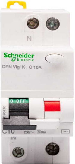 Schneider Electric Comutator De Cuplare Diferențial Relee De Fază Scurgere De Pământ 10A Bipolar Cu Tensiune 230V