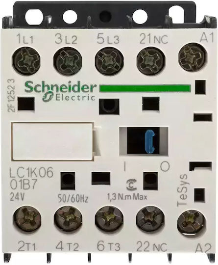 Schneider Electric Phase 3-Pole Power Relay 6A 24V