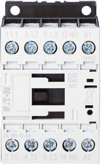 Eaton Ρελέ Ράγας Ισχύος 9A Τριπολικό με Τάση 24V