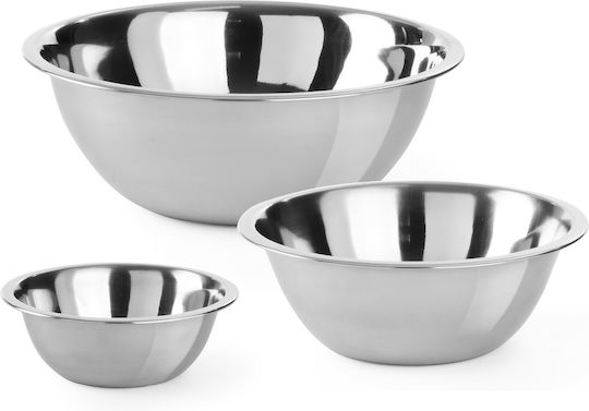 Hendi Stainless Steel Mixing Bowl Capacity 4.75lt with Diameter 30.5cm and Height 11.5cm.