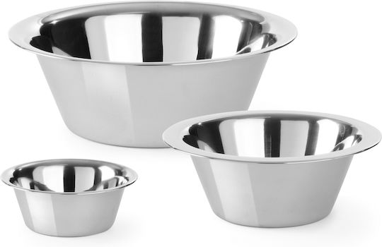 Hendi Stainless Steel Mixing Bowl Capacity 6lt with Diameter 35cm and Height 12cm.