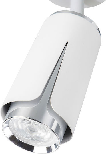 Eko Light Single Spot with Socket GU10 in White Color