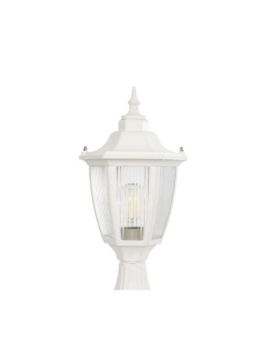 GloboStar Lamp Lattern Outdoor IP44 for Socket E27 White