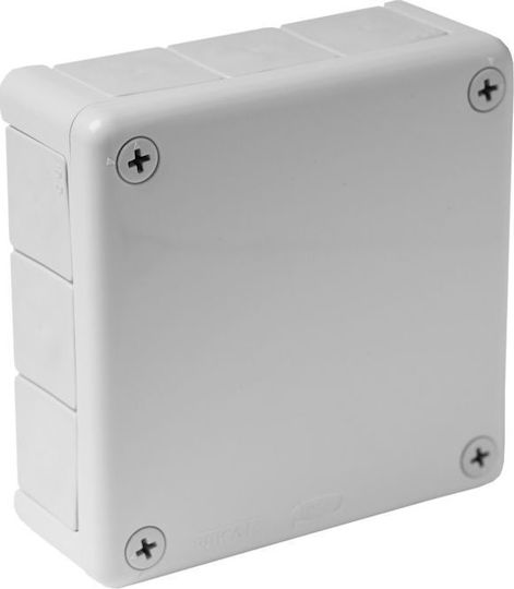 Viplast Surface Mounted Electrical Box IP55 in Gray Color