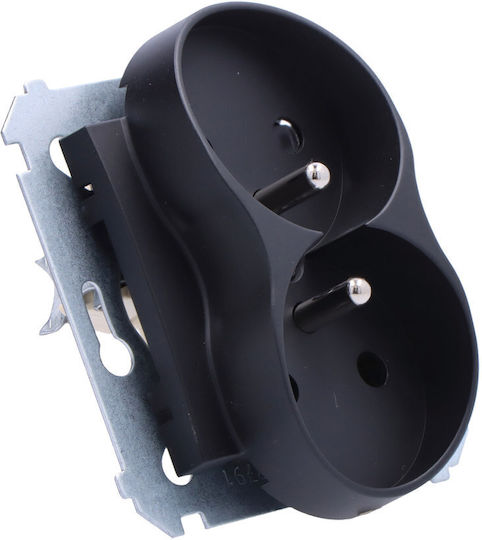 Kontakt-Simon Power Socket Black 1pcs