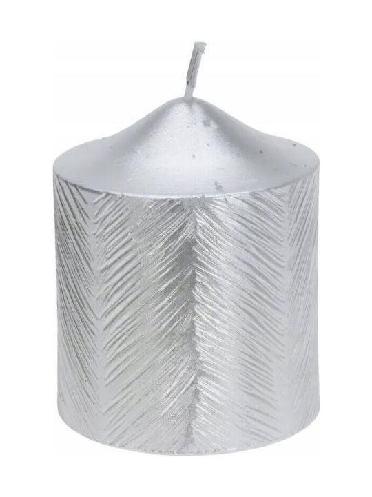 Home Styling Collection Διακοσμητικό Κερί Μεταλλικό Σχέδιο 5 X 6 Εκ