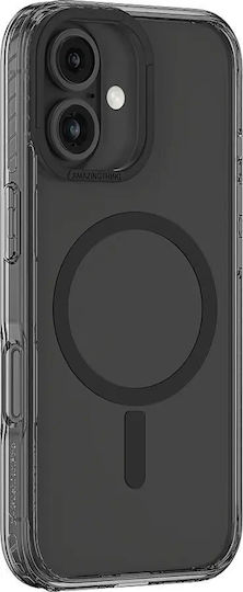 AmazingThing 360 Full Cover Silicon Negru (iPhone 16 Plus)