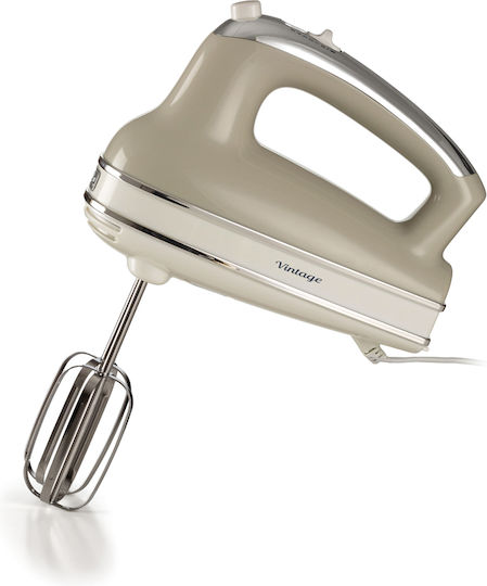 Ariete Vintage Hand Mixer 450W Beige