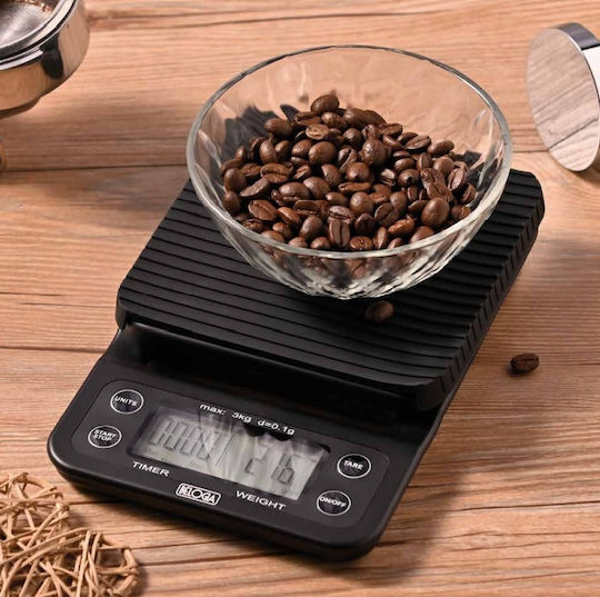 Belogia Ζυγαριά Barista με Μέγιστο Βάρος Ζύγισης 3kg και Ακρίβεια 0.1gr