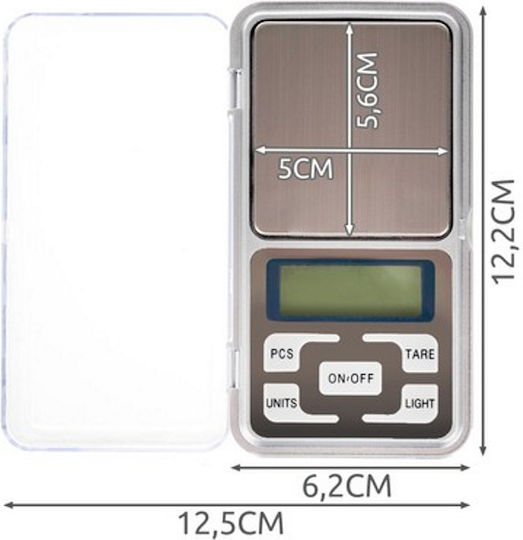 Electronic Balanță Comercială de Precizie cu Capacitate de Cântărire 0.2kg
