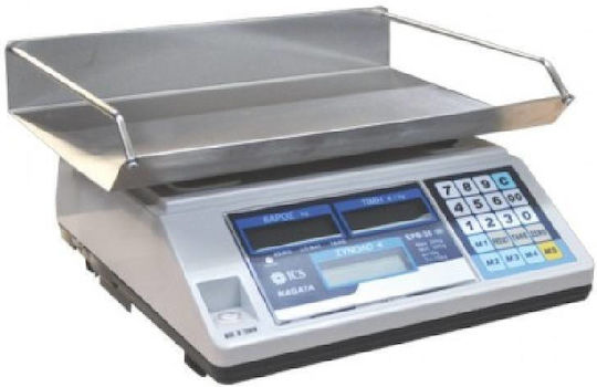 ICS Nagata Elektronisch Einzelhandelswaage mit einer Wiegekapazität von 6kg und einer Unterteilung von 2gr