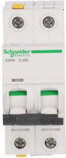 Schneider Electric Αυτόματη Ασφάλεια 25A Διπολική AC A9F05225