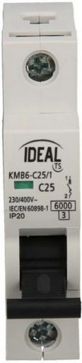 Ideal Αυτόματη Ασφάλεια 25A Μονοπολική AC 23151