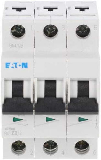 Eaton Leitungsschutzschalter 3p Z 3a 15ka AC FAZ-Z3/3 278922