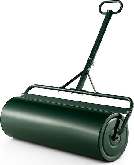 Costway Μεταλλικός Κύλινδρος Γκαζόν 113l Ø40cm Λαβή Νερό Άμμο Πράσινος Gt4009gn