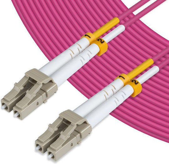 Microconnect Optisches Faser Kabel LC/UPC-LC/UPC 15m Lila