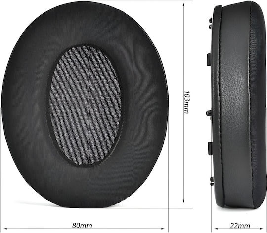 Replacement Earpads for Sony WH-1000XM3 Headphones Black