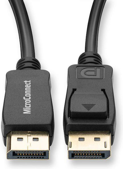 Microconnect Cable DisplayPort male - DisplayPort male 10m Μαύρο (MC-DP-MMG-1000)