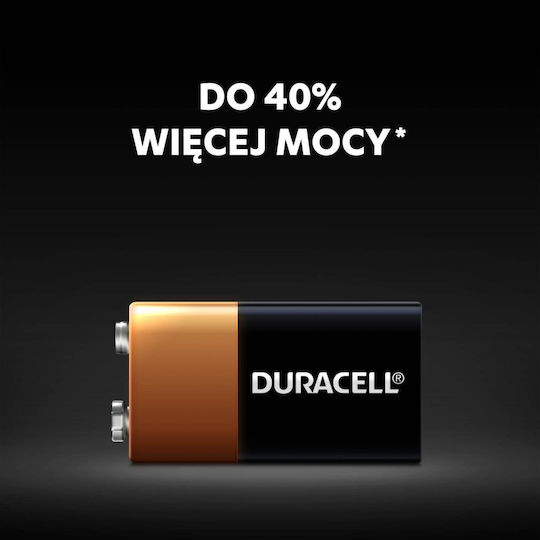 Duracell Plus Αλκαλική Μπαταρία 9V 1τμχ