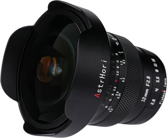AstrHori Full Frame Φωτογραφικός Φακός 12mm F/2.8 Fisheye για Sony E Mount Μαύρος