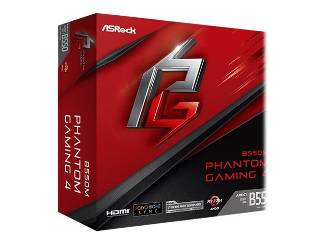 ASRock B550M Phantom Gaming 4 Motherboard Micro ATX με AMD AM4 Socket