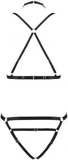 Passion Devil Collection Kelis Set Sexy Σετ Εσωρούχων Black 2τμχ