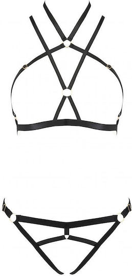 Passion Devil Collection Kelis Set Sexy Σετ Εσωρούχων Black 2τμχ
