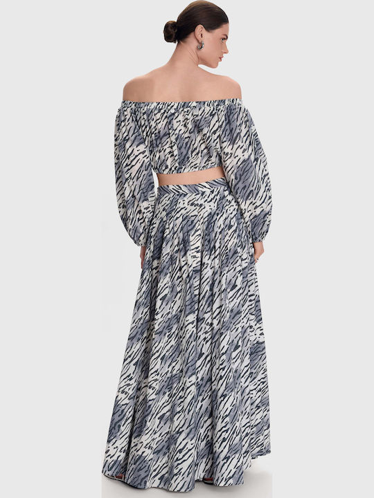 Γυναικείο Crop Top Βαμβακερό Λευκό