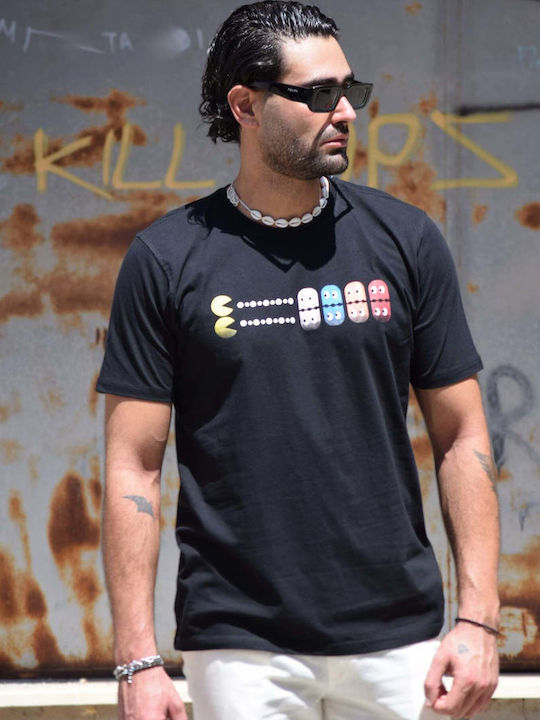 T-shirt Μαυρο