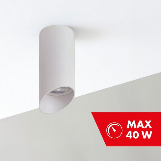 Maclean Energy Spot with Socket GU10 in White Color