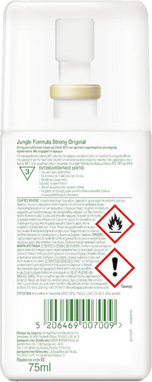 Jungle Formula Strong Original Εντομοαπωθητική Λοσιόν σε Spray DEET με IRF 3 με Ισχυρή Δράση 75ml