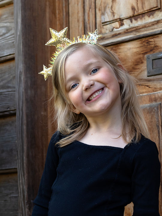 Great Pretenders Kinder Haarband mit Stern Gold 1Stück