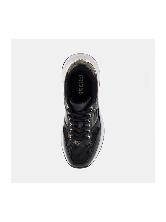 Fonzi Damen Sneakers Schwarz