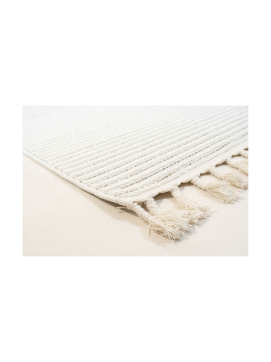 Ezzo Cottone E767a3u Χαλί Διάδρομος Cream 80x200cm