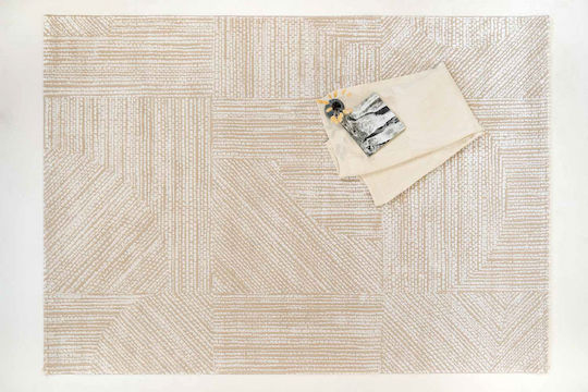 Ezzo Carlota E703b1w Rug Fireplace Rectangular Beige