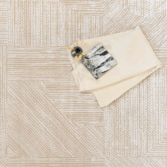 Ezzo Carlota E703b1w Rug Fireplace Rectangular Beige