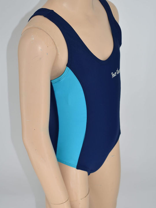 Power Flower Kids Swimwear One-Piece Blue