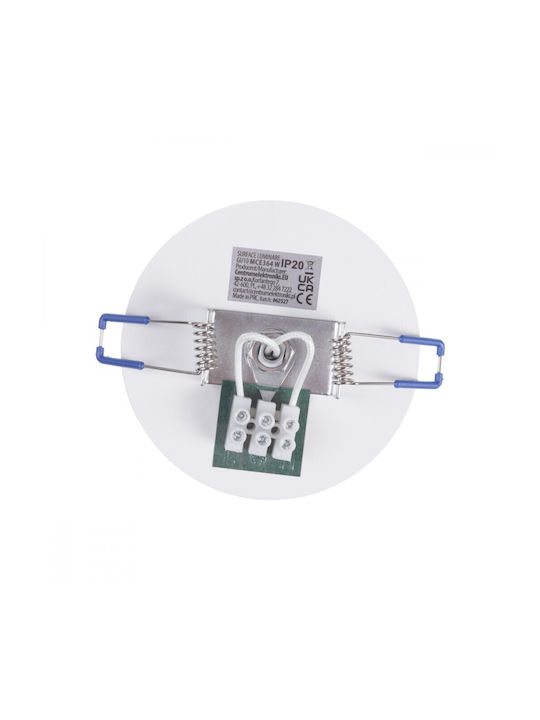 Maclean Energy Spot with Socket GU10 in White Color