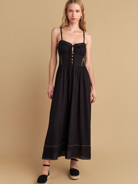 Summer Midi Dress Black