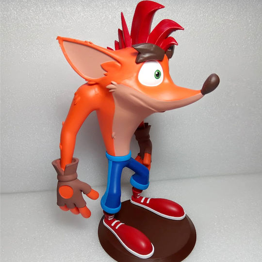 Фигура Crash Bandicoot 3D Печатана Височина 24 см-7,6 см 1:24