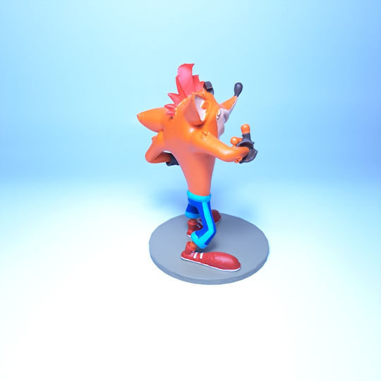 Фигура Crash Bandicoot Поз 2 3D Отпечатана 11 4 см 1:16