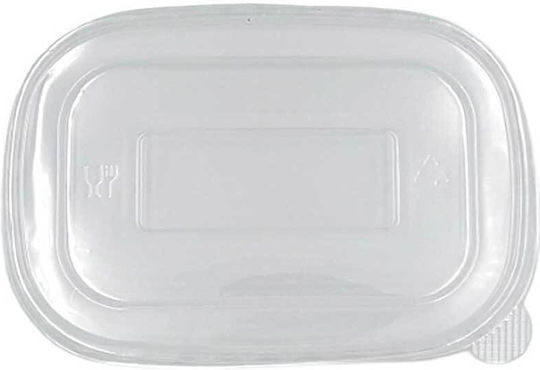 Pet Container Lid Food Kraft Rectangular 580-1000ml 50pcs