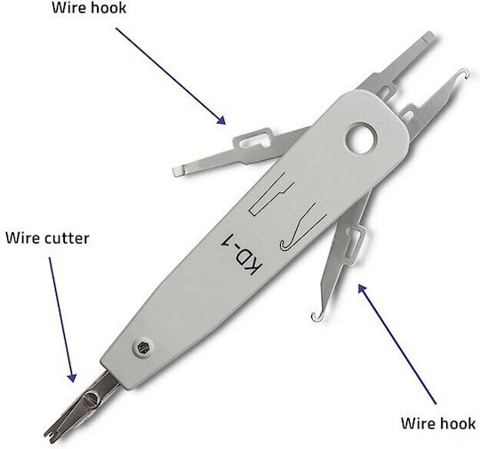 Qoltec Insertion Tool Krone Lsa Keystone Verschiedenes Netzwerkzubehör