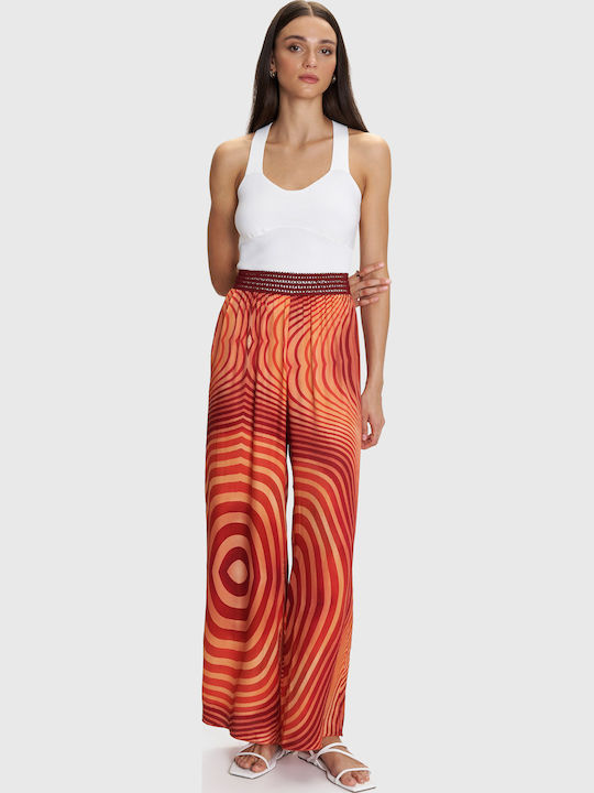 Dama Tesatura Pantaloni Multicolor