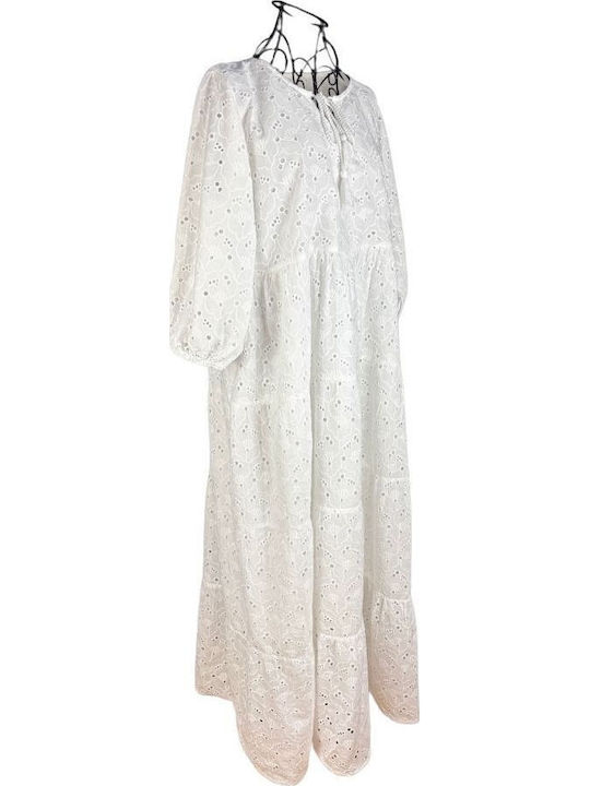Καλοκαιρινό Midi Φόρεμα White/optic