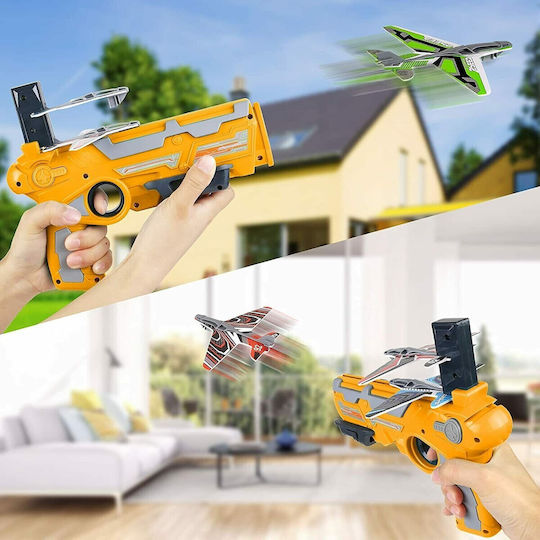 Set Lansator de Avioane de Jucărie Bătălie Aeriană Portocaliu