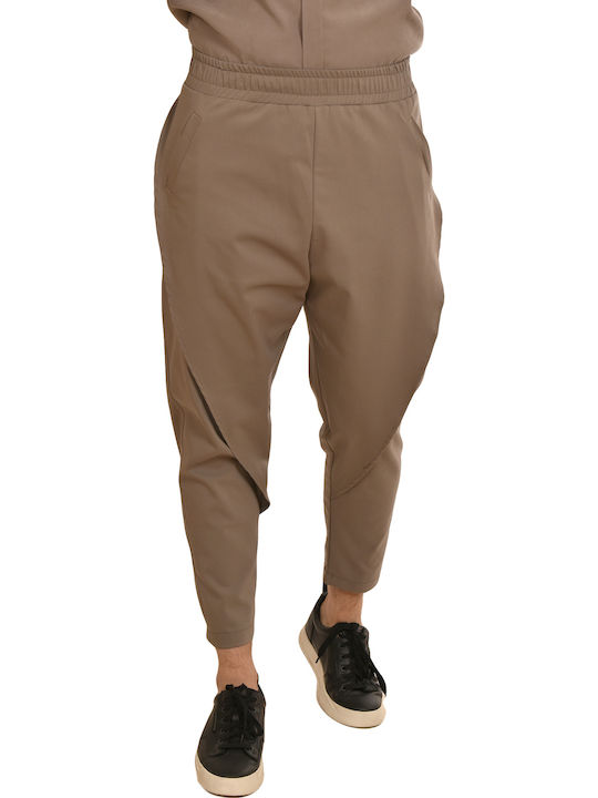 Trousers in Relaxed Fit Light Taupe