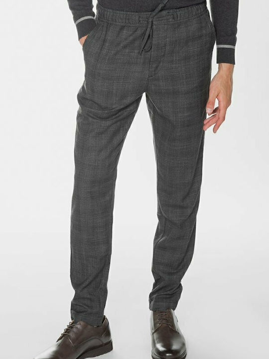 Castle Trousers in Regular Fit Charcoal