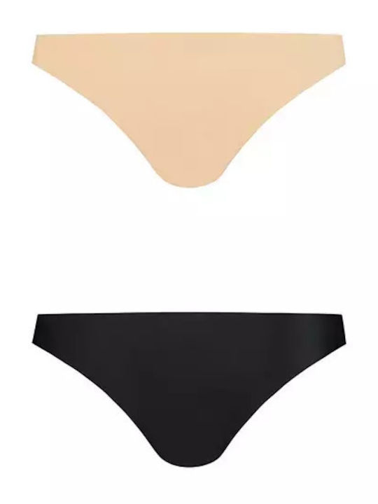 Γυναικείο Brazil χωρίς Ραφές Nude, Black